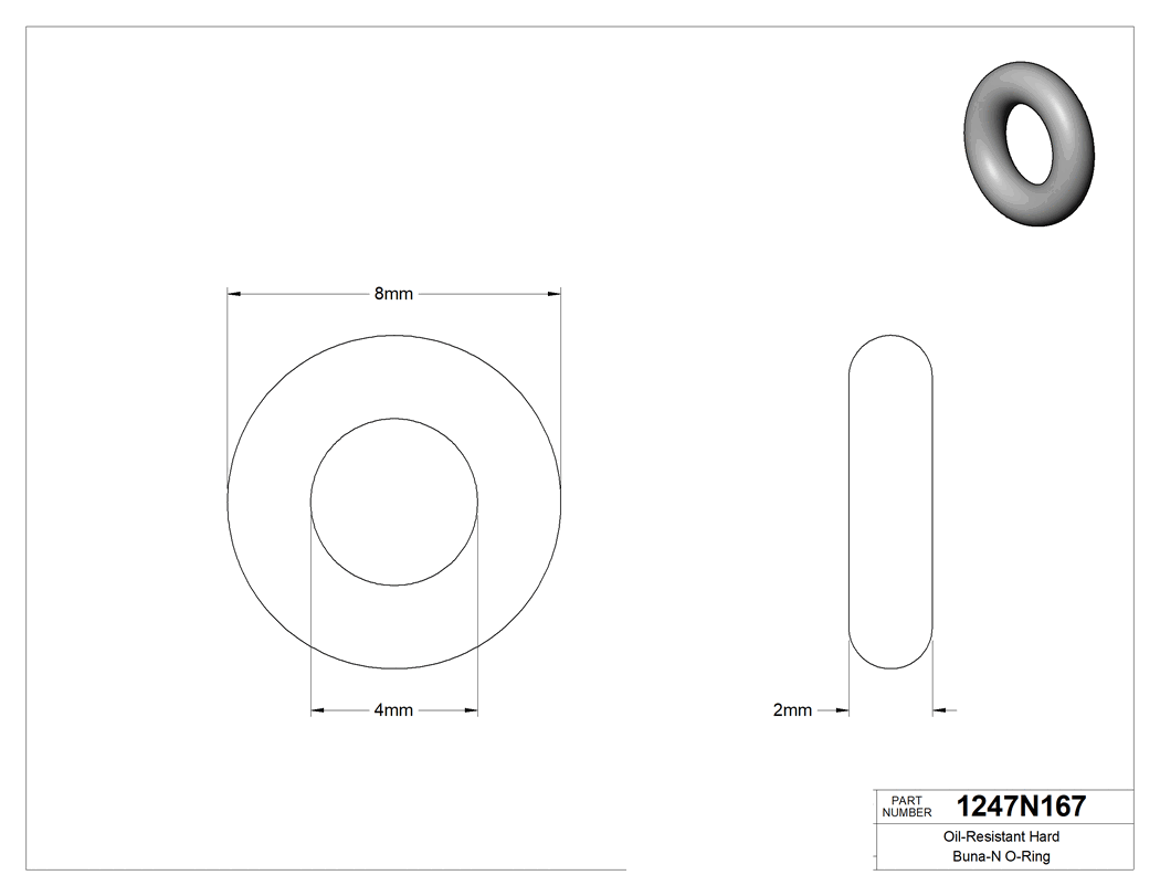 Technical drawing - 1247N167